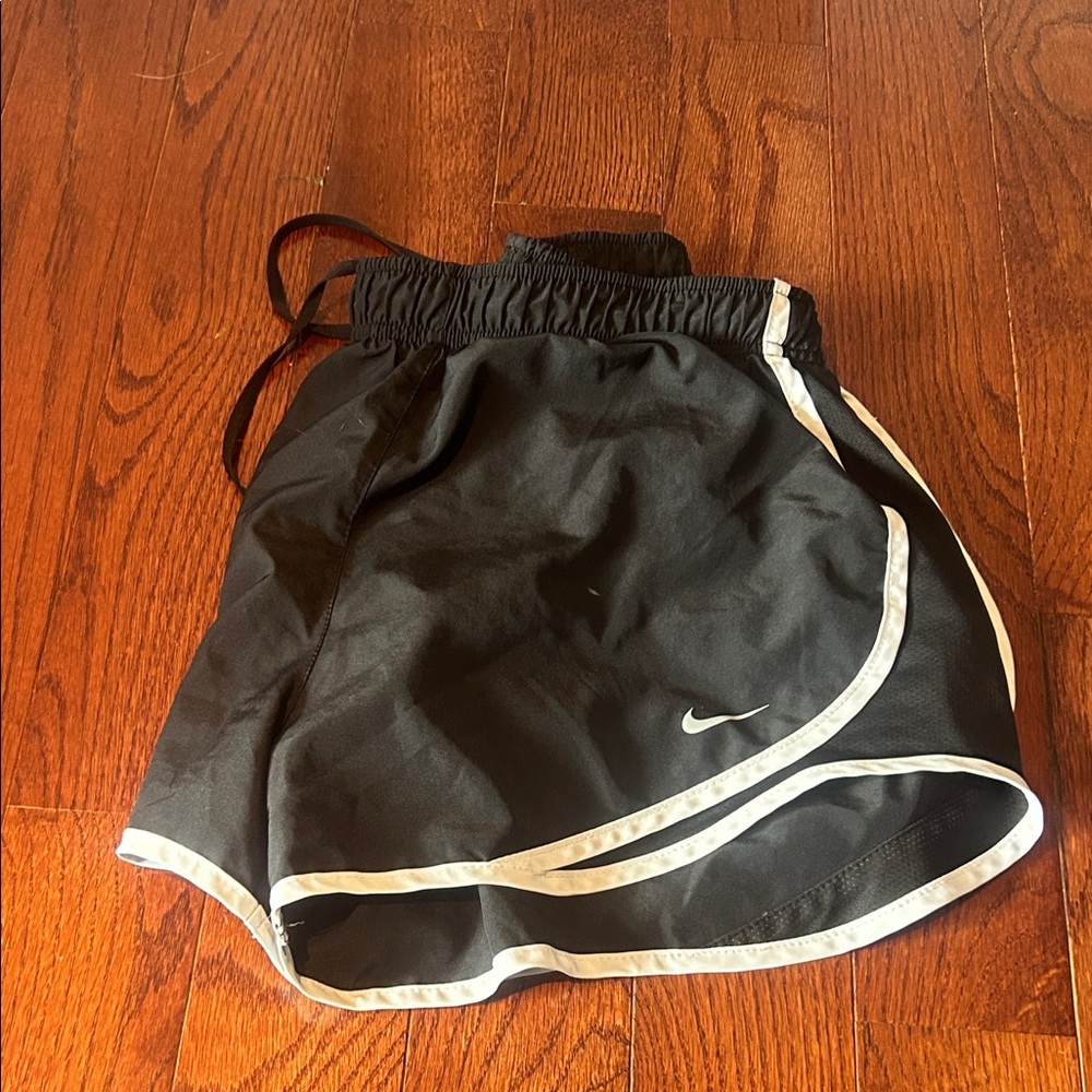 Nike Black and White Athletic Shorts